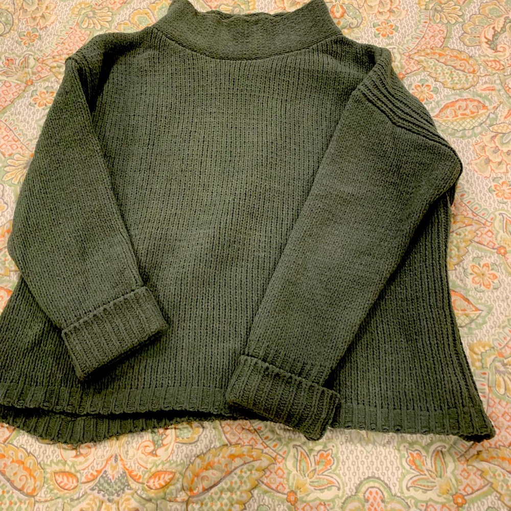 Philosophy Dark Green Turtleneck Sweater